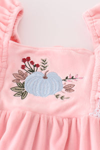 Velvet Pumpkin Flutter Pant Set by Abby & Evie