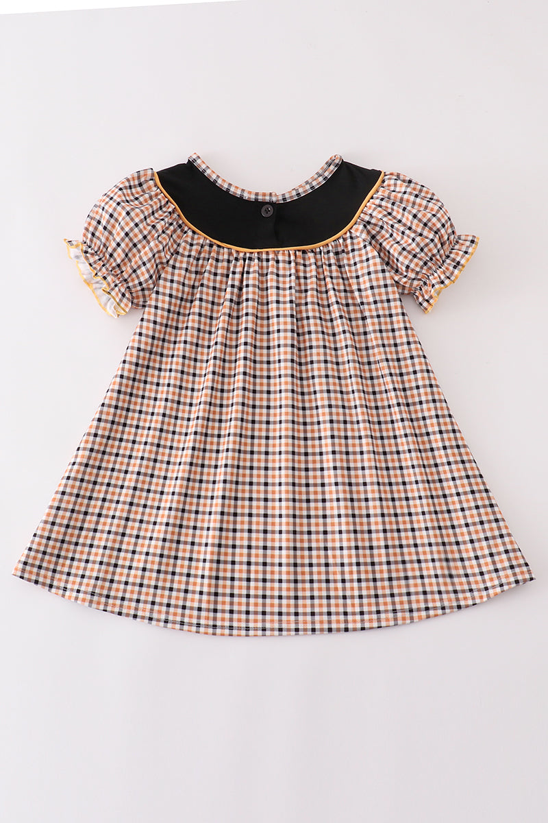 Ghostly Gingham Delight Dress by Abby & Evie