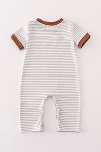 Gridiron Cutie Football Baby Romper by Abby & Evie