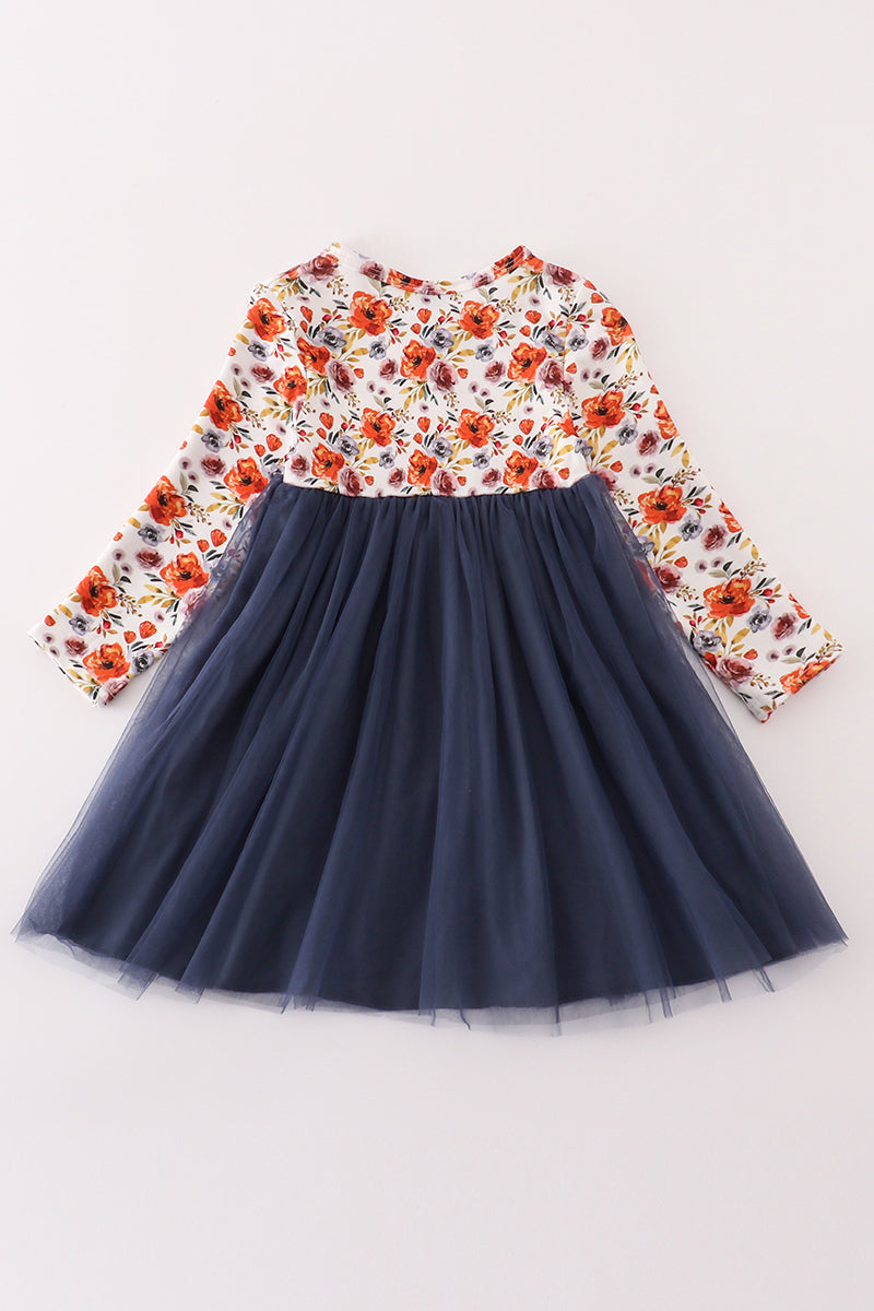 Floral Charm Tulle Dress by Abby & Evie