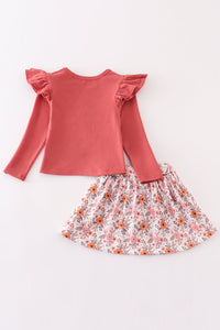 Darling Petals Floral Skort Outfit Set by Abby & Evie