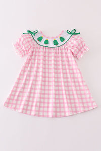 Gingham Wonderland French Knot  Dress by Abby & Evie