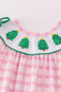 Gingham Wonderland French Knot  Dress by Abby & Evie