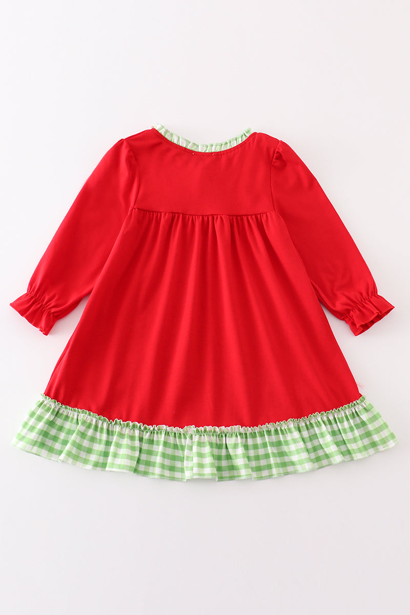 Merry Mischief Ruffle Dress by Abby & Evie