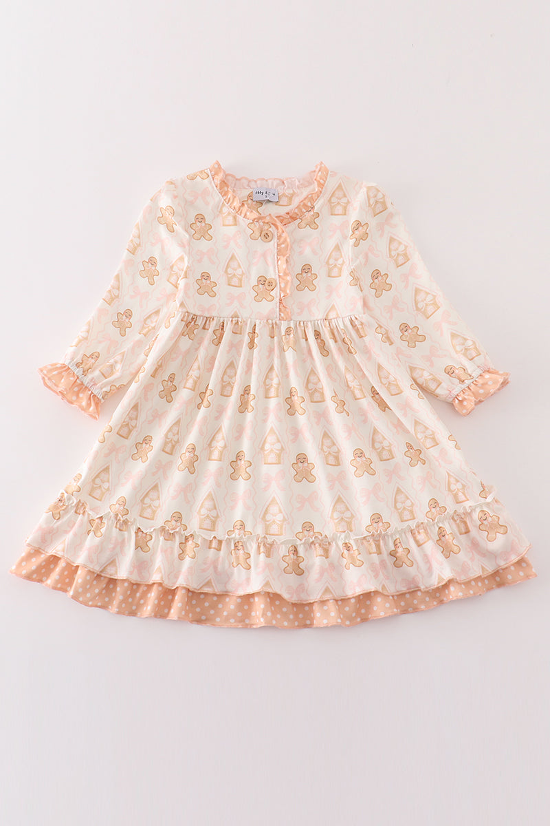 Sweet Gingerbread Loungewear Nightgown by Abby & Evie