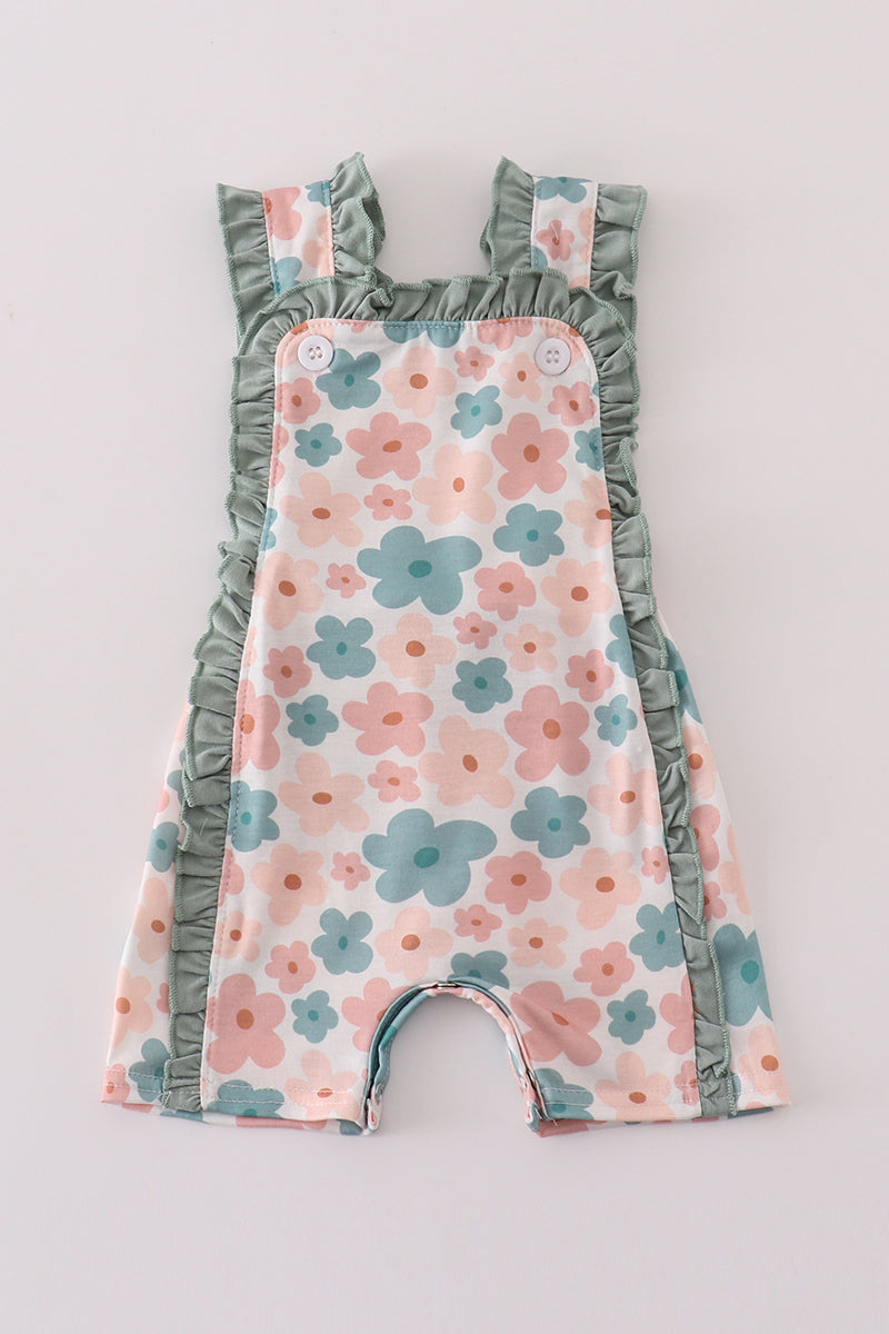 Blossom Ruffle Romper by Abby & Evie