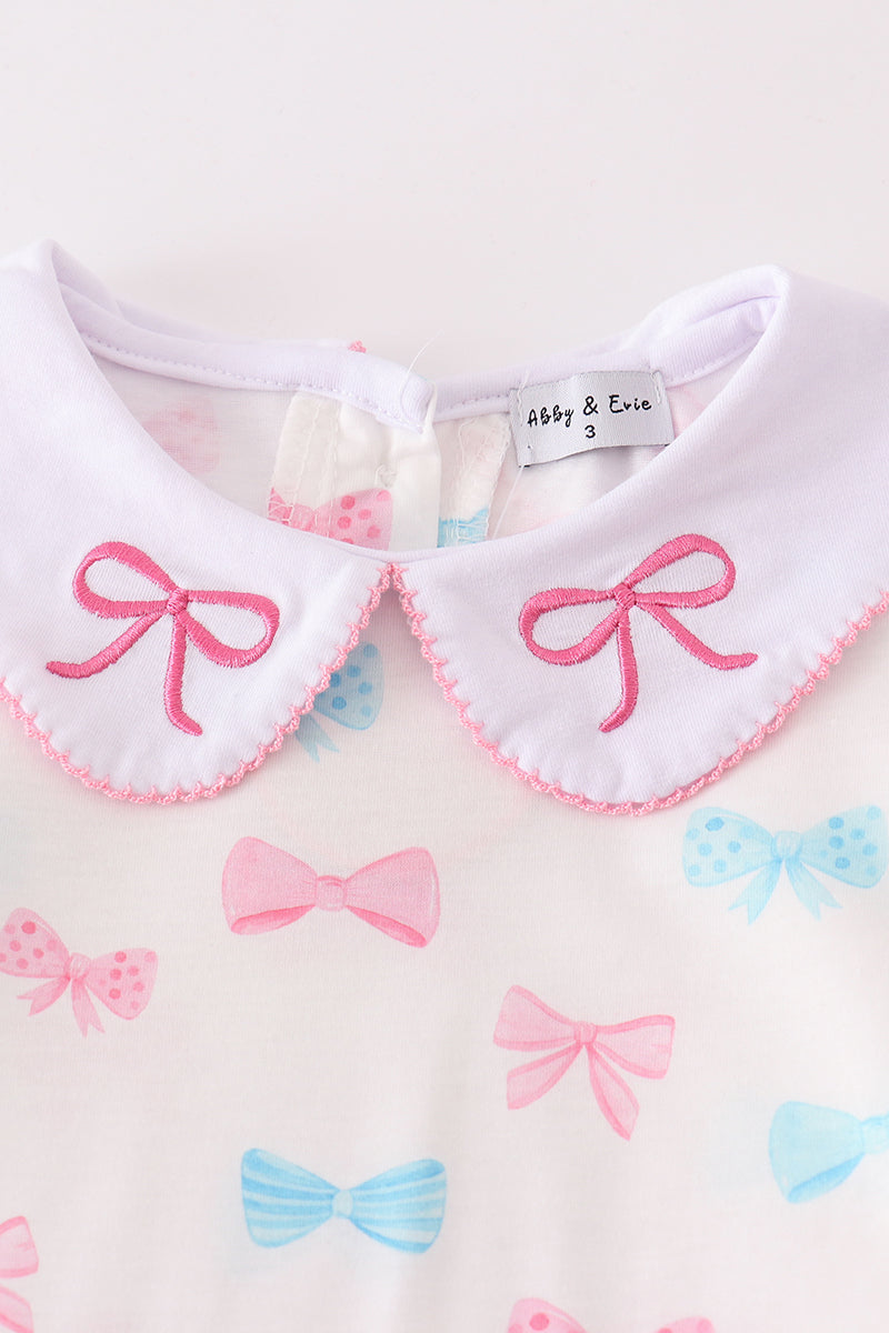 Petite Bows Parade Loungewear Set by Abby & Evie