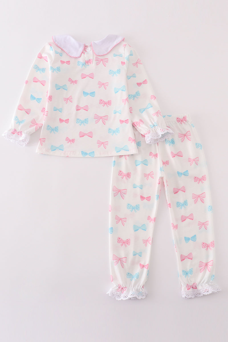 Petite Bows Parade Loungewear Set by Abby & Evie