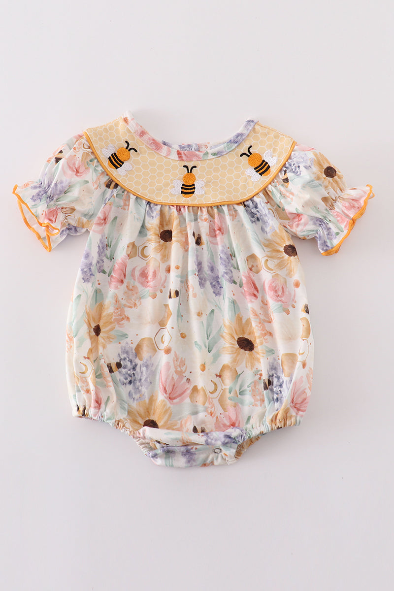 Honeybee Blooms Baby Bubble by Abby & Evie