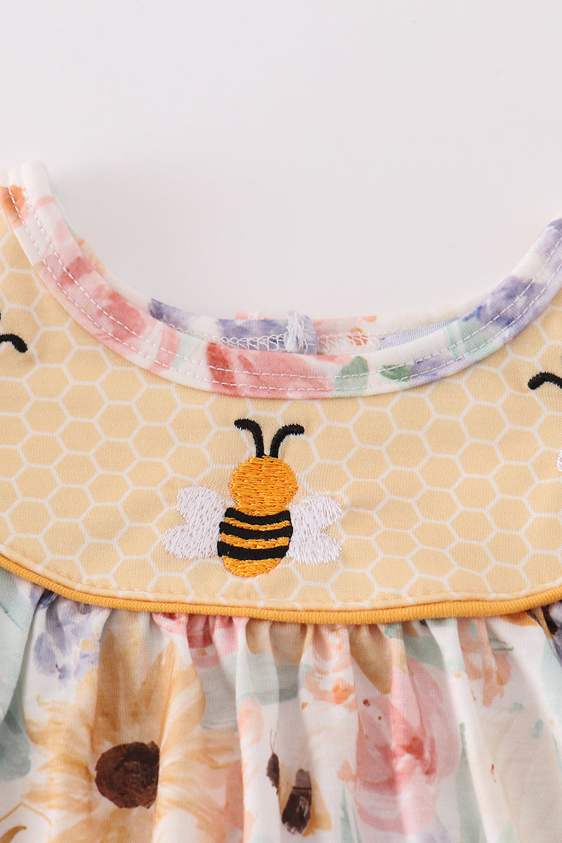 Honeybee Blooms Baby Bubble by Abby & Evie