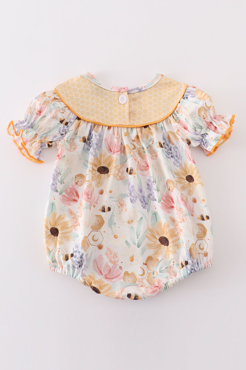 Honeybee Blooms Baby Bubble by Abby & Evie