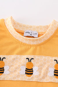 Honeybee Blooms Baby Romper by Abby & Evie