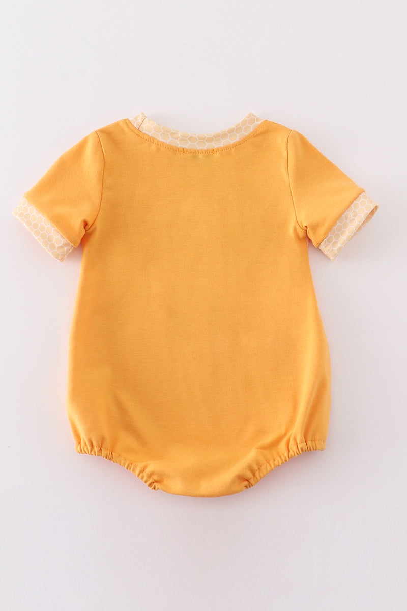 Honeybee Blooms Baby Romper by Abby & Evie