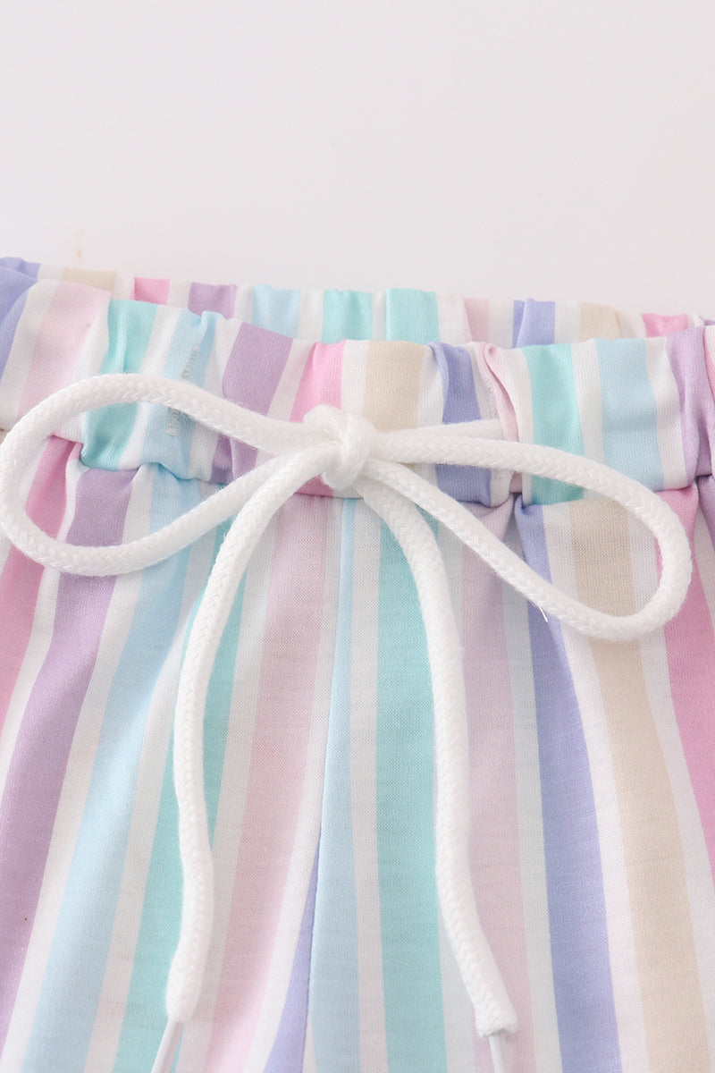 Pastel Harmony Girls Shorts by Abby & Evie