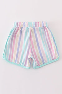 Pastel Harmony Girls Shorts by Abby & Evie