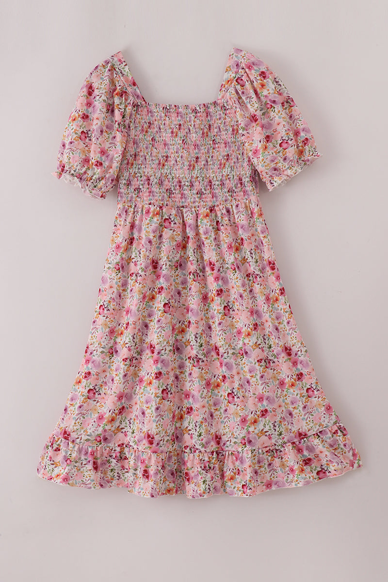 Cottage Bloom Smocked Dress | Women's