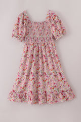 Cottage Bloom Smocked Dress | Women's