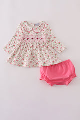 Rose Garden Smocked Heirloom Tunic & Bloomer Set