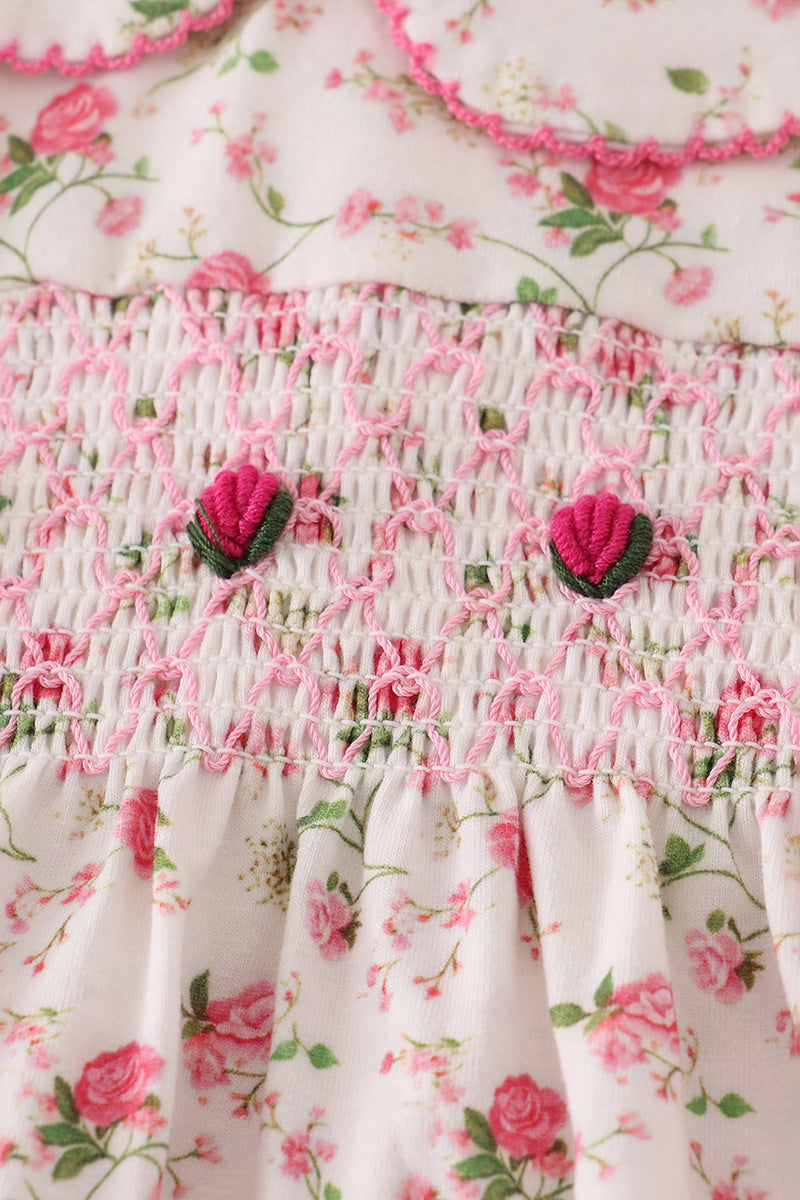 Rose Garden Smocked Heirloom Tunic & Bloomer Set