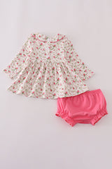 Rose Garden Smocked Heirloom Tunic & Bloomer Set