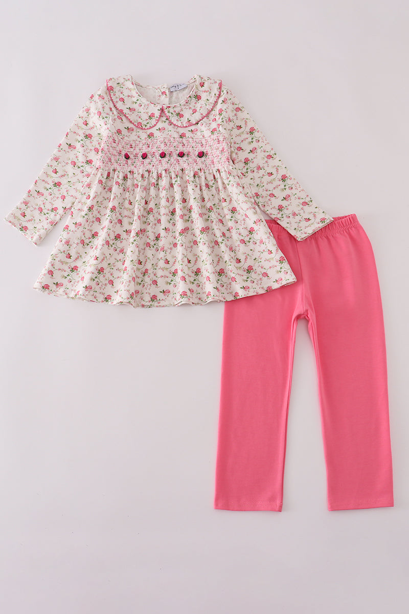 Rose Garden Heirloom Smocked Set