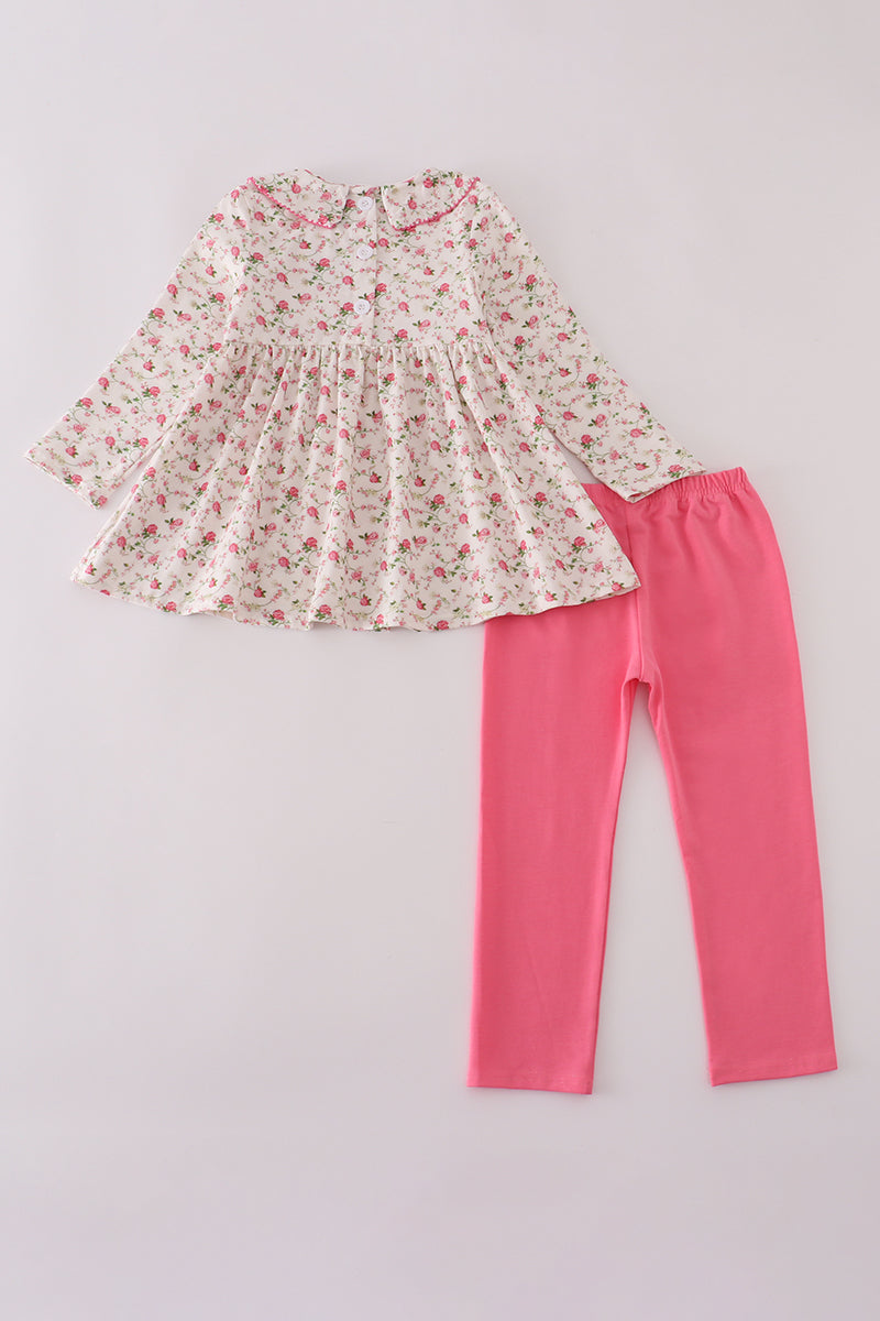 Rose Garden Heirloom Smocked Set