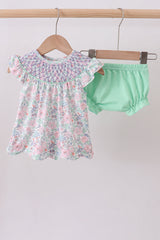 Spring Posy Baby Bloomers Set