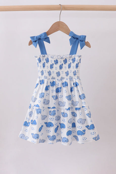 Blue Whale Matching Dress | Mommy & Me