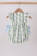 Bluebell Garden Gingham Bow Bubble