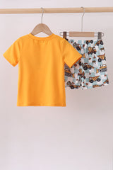 Construction Smocked Set