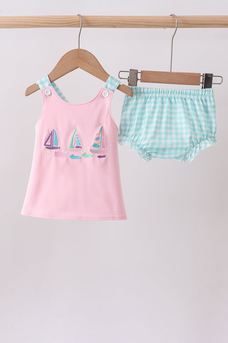 Cotton Candy Coast Bloomers Set