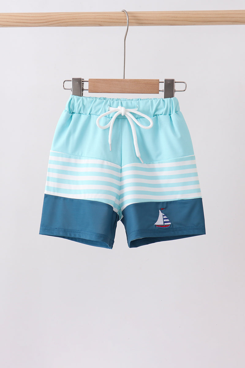 Sail Away Swim Trunks | UPF 50+