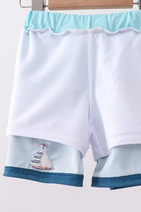 Sail Away Swim Trunks | UPF 50+