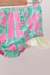 Palm Trees Two-Piece Rashguard | UPF 50+