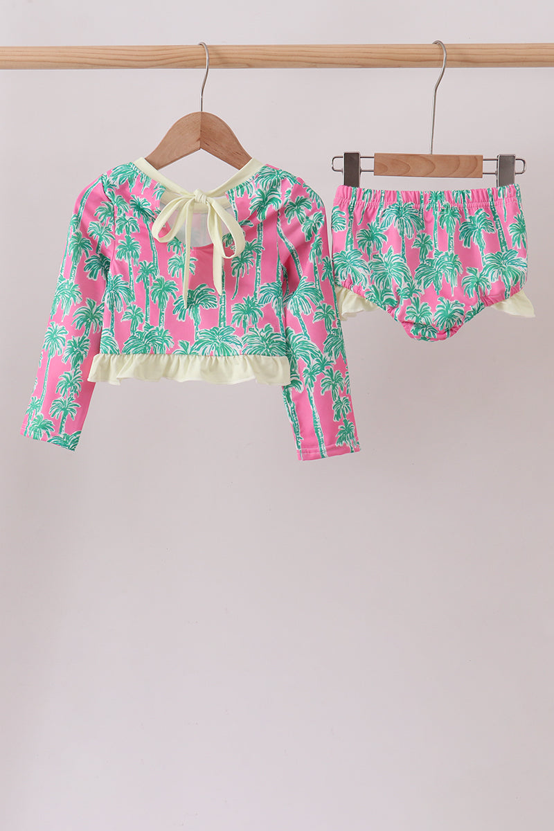 Palm Trees Two-Piece Rashguard | UPF 50+