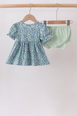 Sage & Sweet Floral Bloomer Set