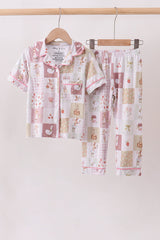 Meadow Tales Bamboo Button-Up Pajama Set