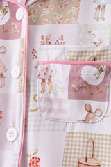 Meadow Tales Bamboo Button-Up Pajama Set
