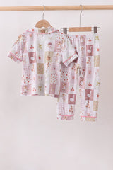 Meadow Tales Bamboo Button-Up Pajama Set