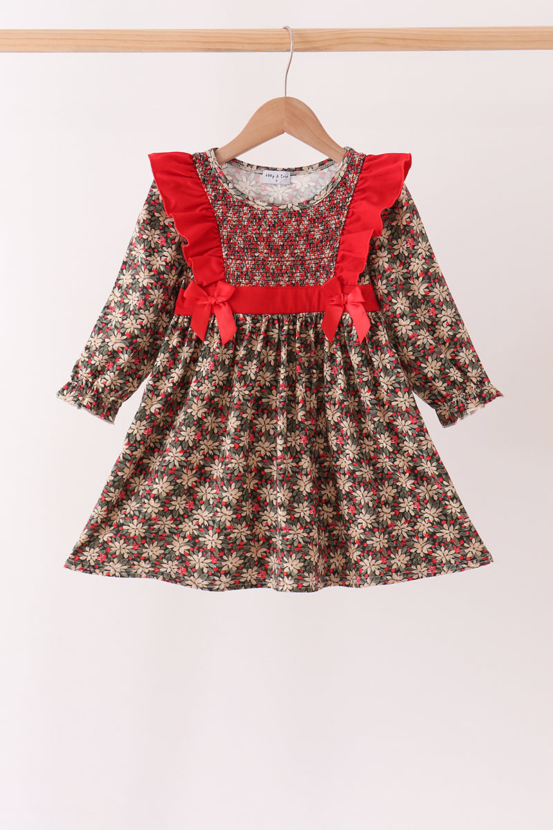 Hollyberry Cottage Smocked Dress