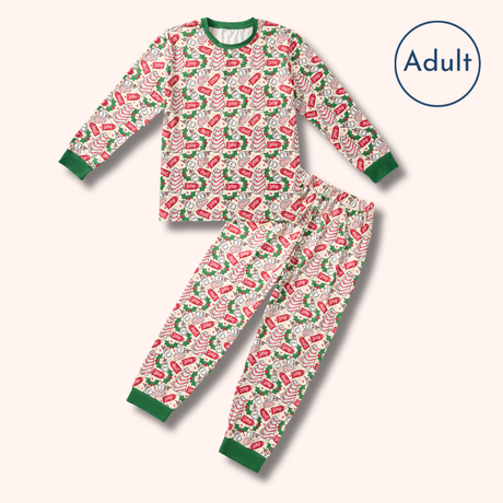 Christmas Tree Cakes Adult Loungewear | Pete and Lucy