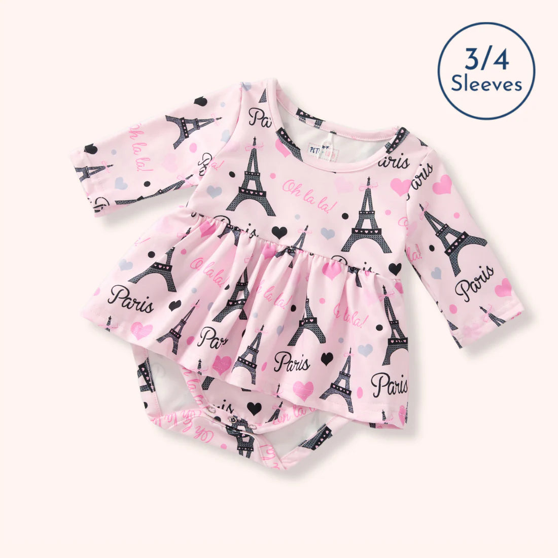 Paris Ooh La La! Baby Romper | Pete + Lucy