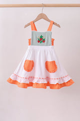 Strawberry Patch Embroidered Dress