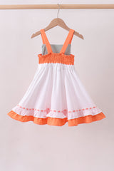 Strawberry Patch Embroidered Dress