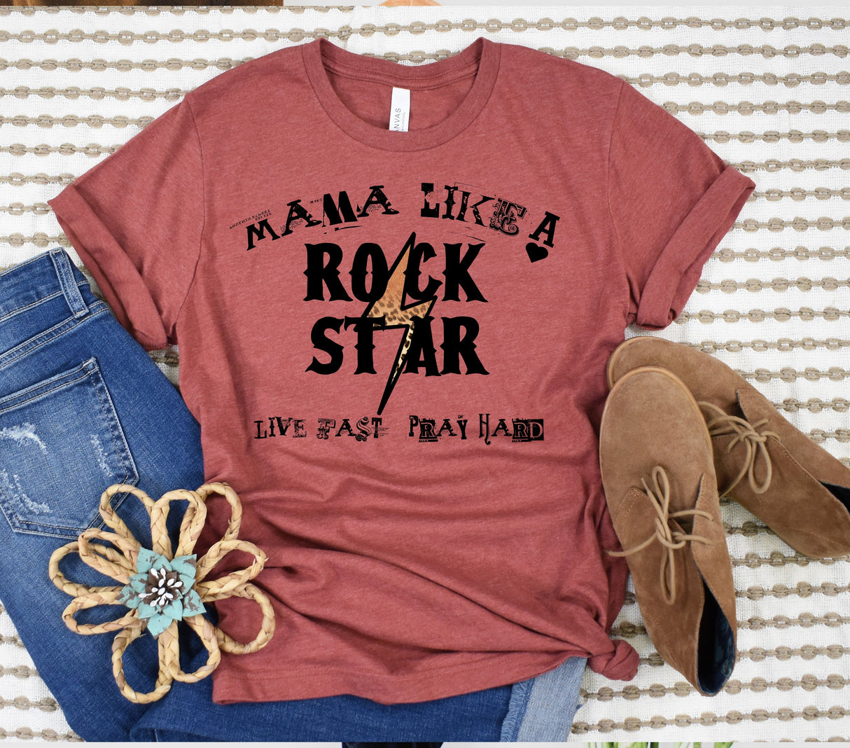 Mama Like A Rock Star | Graphic Tee
