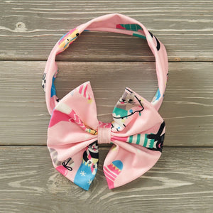 Meowy Christmas Bow Headband by Pete + Lucy