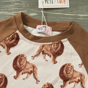 On a Safari Raglan Shirt by Pete and Lucy