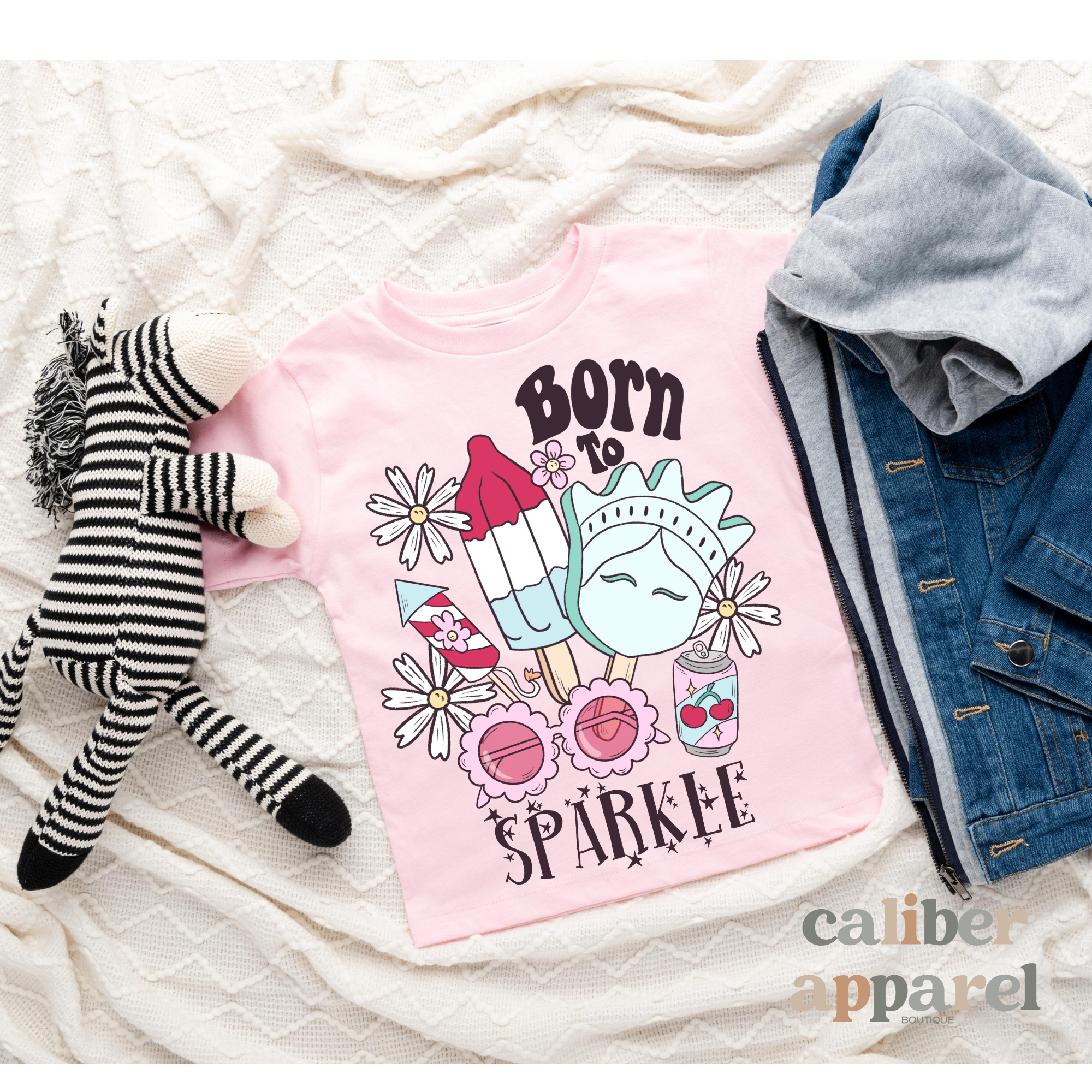 Born to Sparkle | Kids Graphic Tee