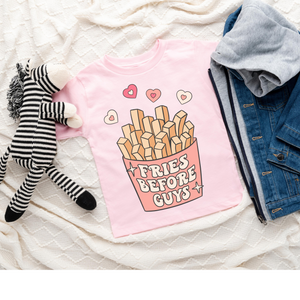 Fries before Guys | Kids Graphic Tee