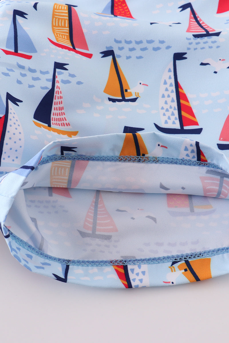 Seaside Boy’s Swim Trunks by Abby & Evie